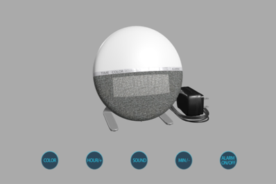 3D闹钟模型制作三维建模多功能闹钟在线展示