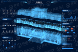 智慧楼宇数字化3d虚拟仿真可视化数字孪生系统