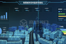 商迪3D_城市三维模型构建_三维建模打造3D智慧城市