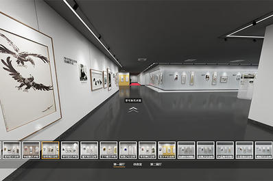  “红色记忆——中国书画名家馆馆藏作品联展”VR展线上展览