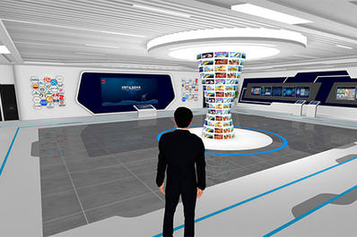  华为云元宇宙VR企业展厅3D虚拟展厅制作
