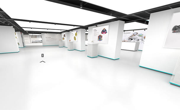 线上企业展厅-vr展厅-钥匙扣企业虚拟展厅在线展示