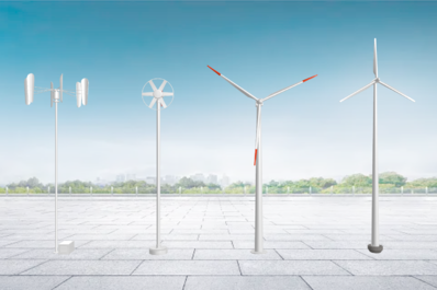 三维展示风车风力发电效果模型