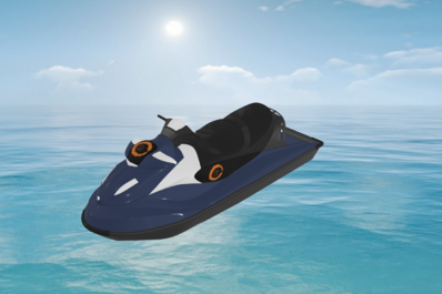 海洋设备摩托艇模型船舶系列三维可视化展示效果