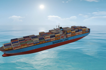 海上运输货船线上VR3D展示效果