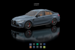 汽車換色換漆三維展示演示效果