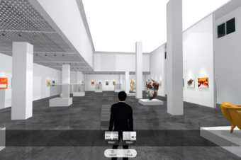 漸進式線上文博教育云展之線上美術館VR全景展廳