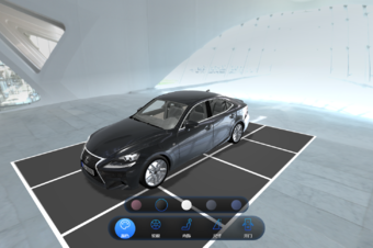 三維實景建模H5線上vr汽車智能交互3D展示