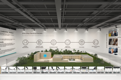 线上企业展厅-vr展厅-钥匙扣企业虚拟展厅在线展示