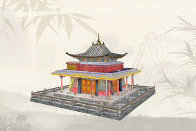 庙宇古建筑3D可视化展示