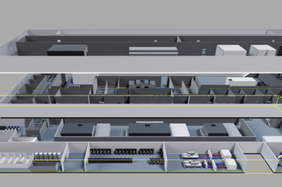 智慧楼宇，建筑3D分层展示