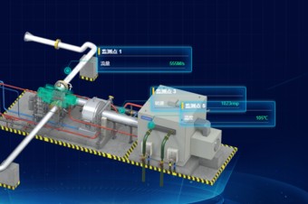 气压站建模3D可视化实时监控