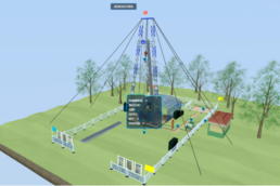 钻井平台3D数字孪生系统