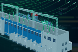 智慧变电站3d可视化建模