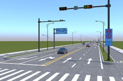 智慧路灯数字孪生系统_3d可视化交通道路建模