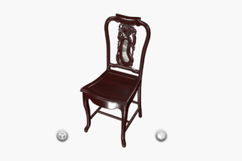 家具3d模型贵妃椅H5三维全景展示交互