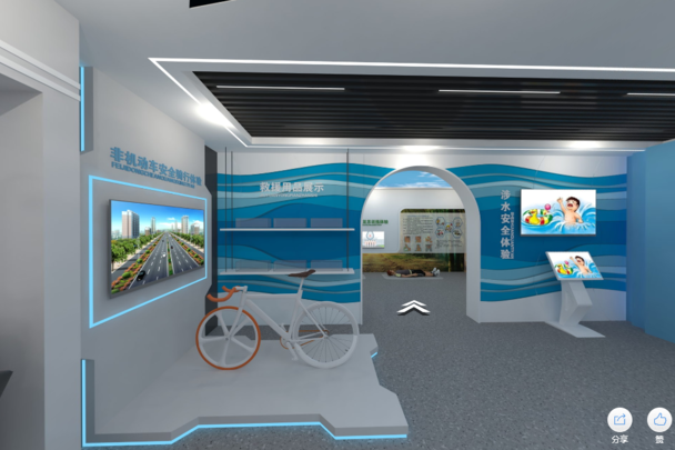 三維全景VR虛擬仿真教育展廳，中小學生的校園安全寶典