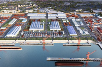 威海市智慧港口3D可视化地图建模