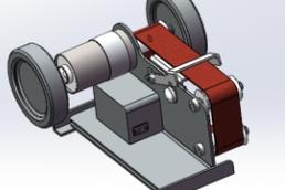 双轴自动砂带机web3d建模线上三维展示360 VR互动