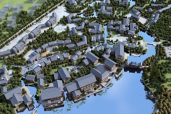 荆州市智慧小镇3D可视化地图建模