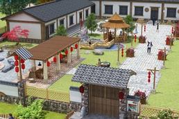 农家乐3d可视化建模数字孪生系统