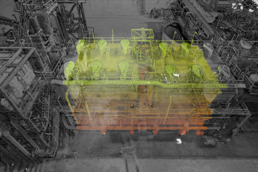 化肥工厂点云扫描3d建模