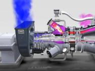 工业机械燃气轮机3d动画视频演示制作